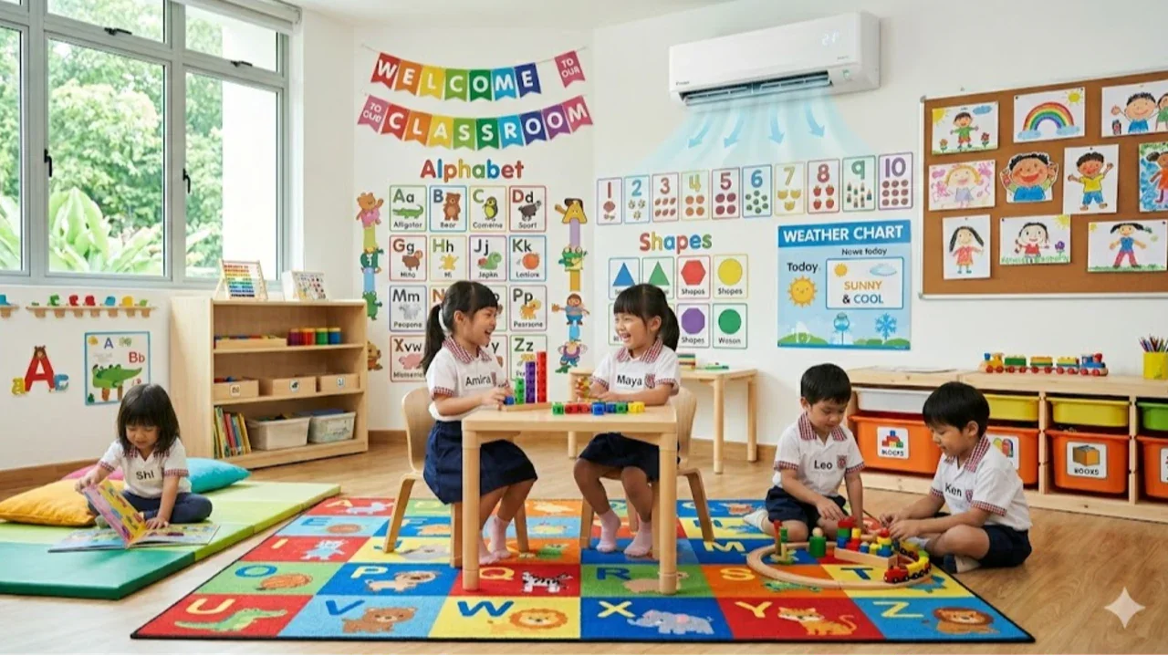 Ruangan Kelas Full AC
